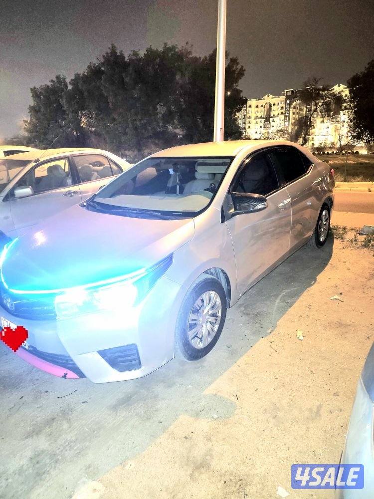 تويوتا كورولا موديل 2016 فئة XLI شرط الفحص قير وماكينة وشاصي5