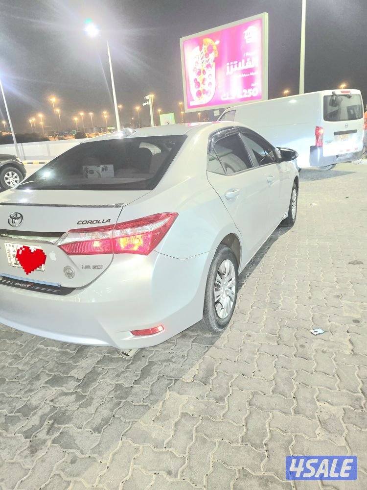 تويوتا كورولا موديل 2016 فئة XLI شرط الفحص قير وماكينة وشاصي10