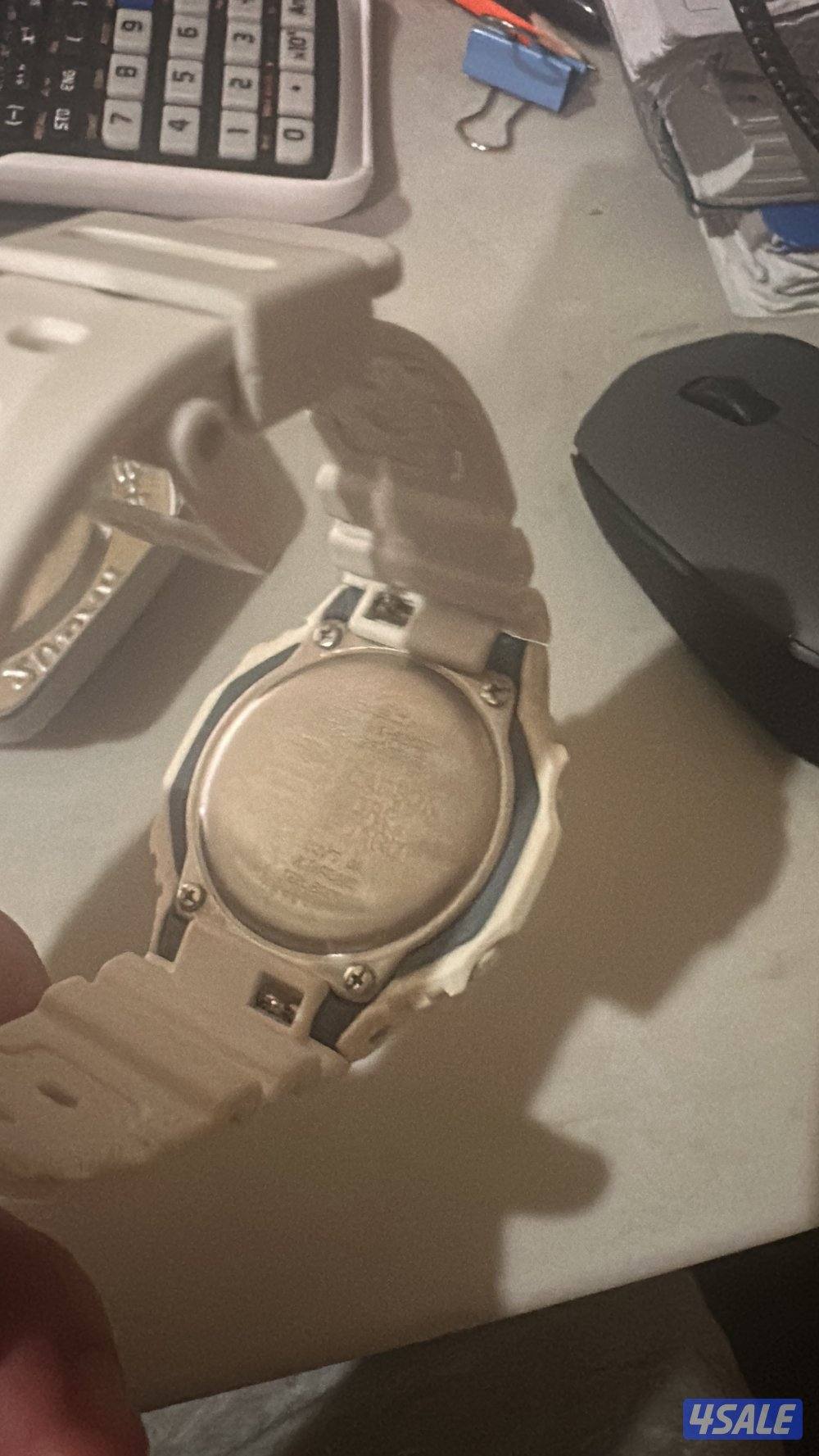 WHITE G SHOCK CASIO3