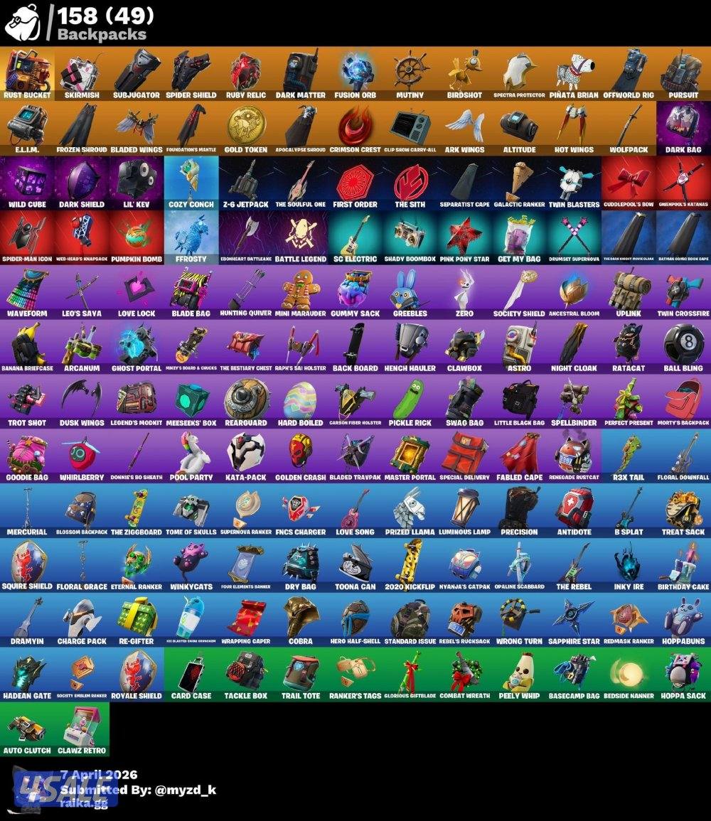 حساب فورت نايت بنت الطيارة 🔥🔥3