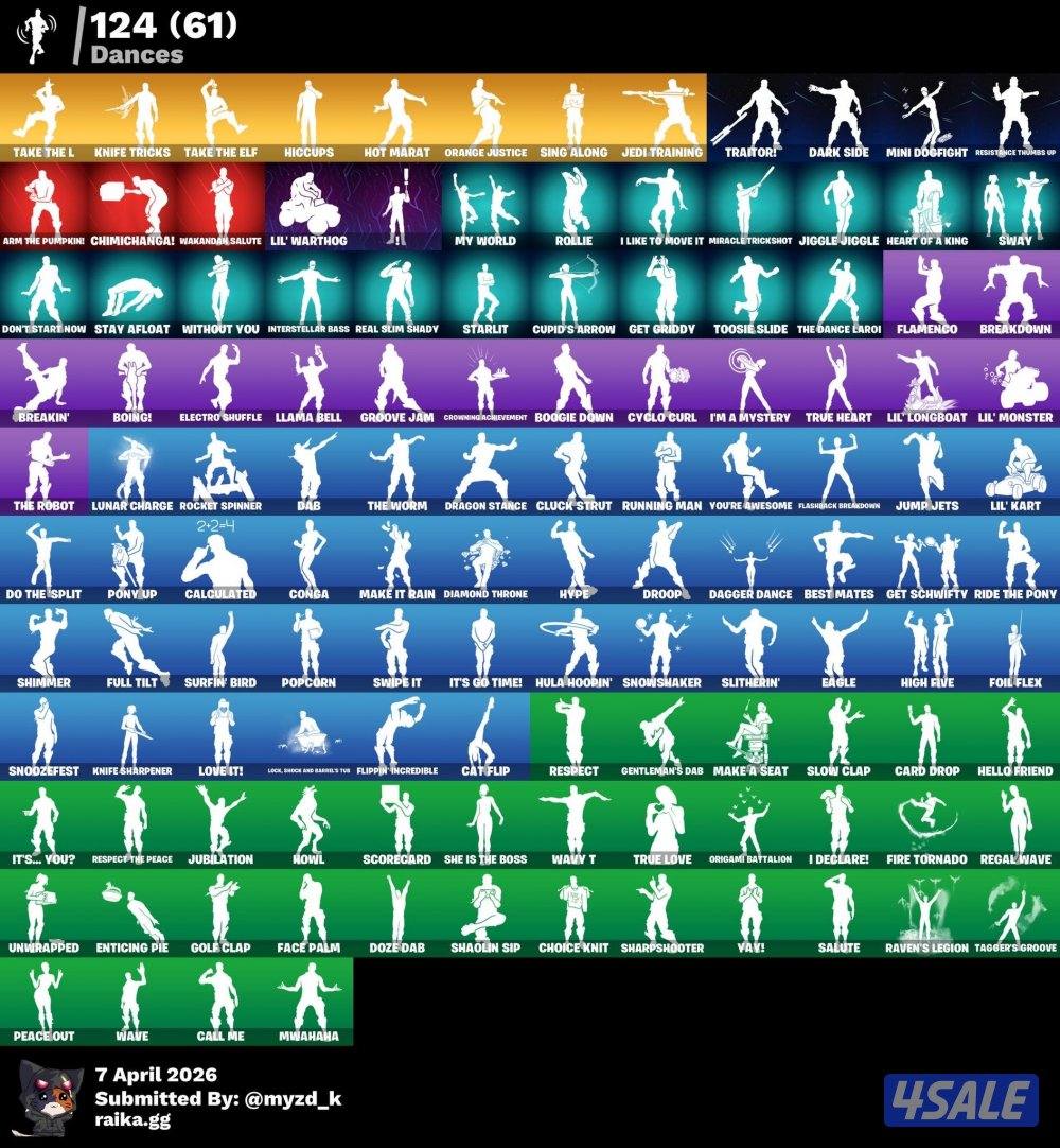 حساب فورت نايت بنت الطيارة 🔥🔥4