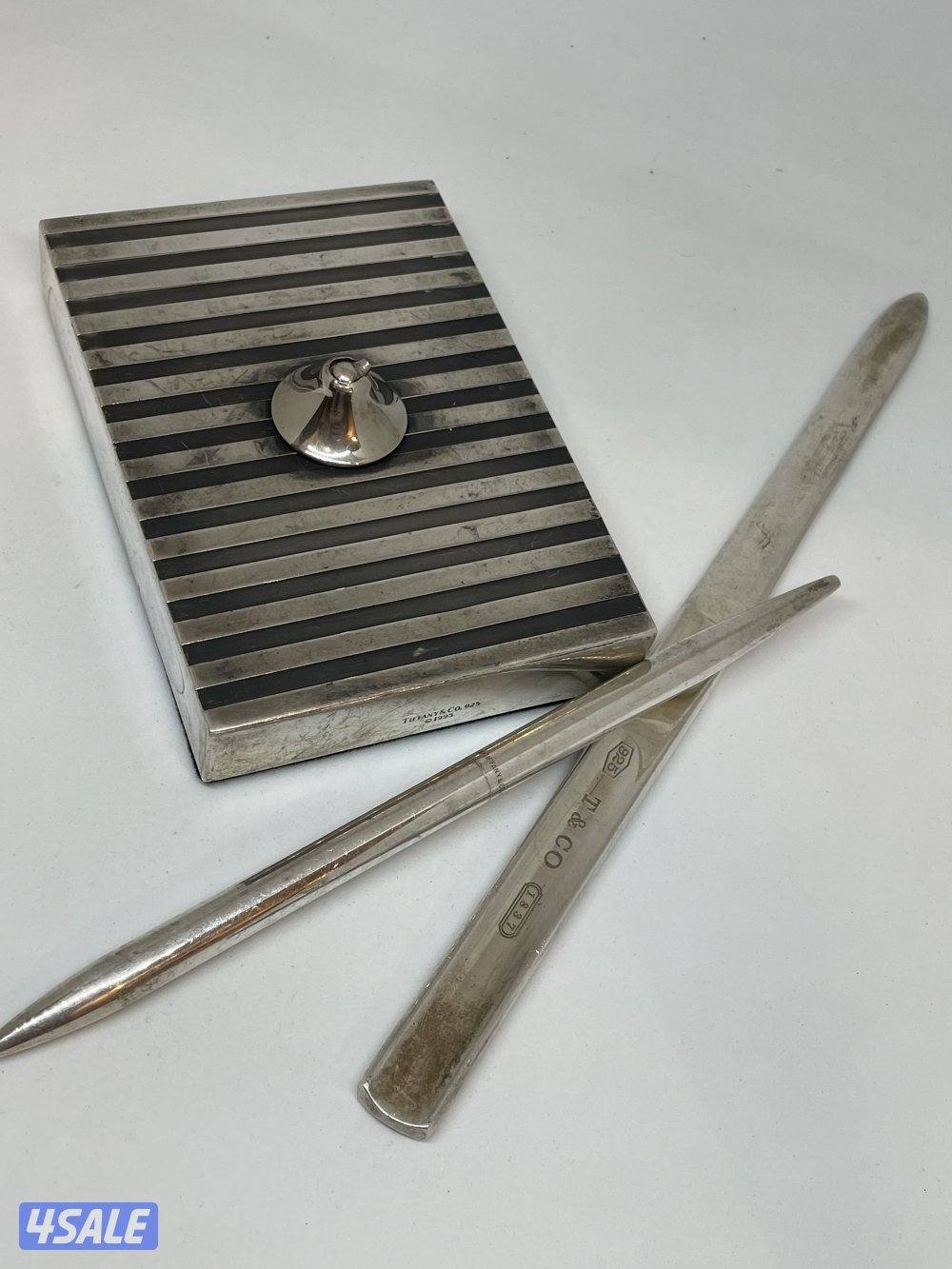 قطع مكتبية ماركة تيفاني أند كو فضة5