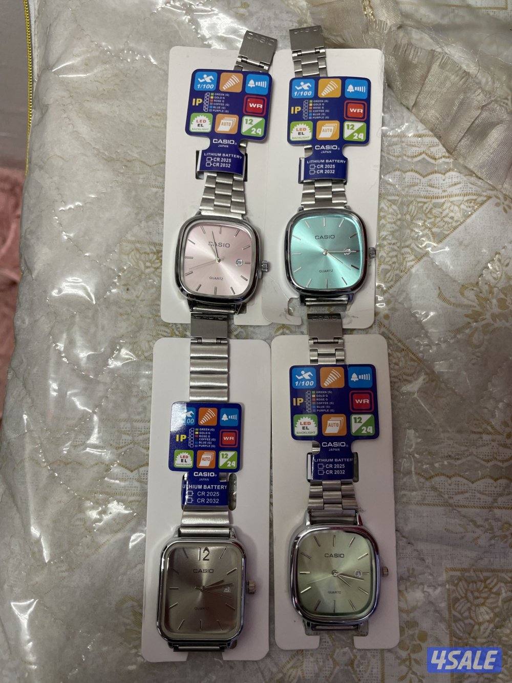ساعات كاسيو اصلية بتصميم انيق و كلاسيكي و ألوان مميزة.0