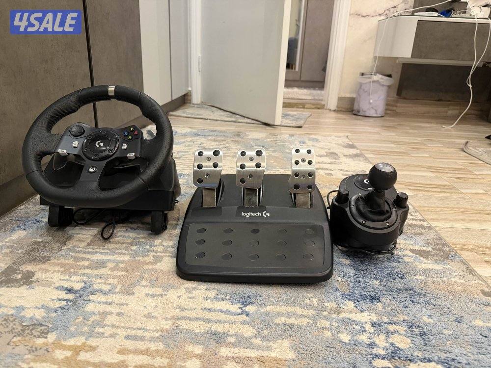 سكان للبيسي و الإكس بوكس مع القير والدواسات Logitech G9201