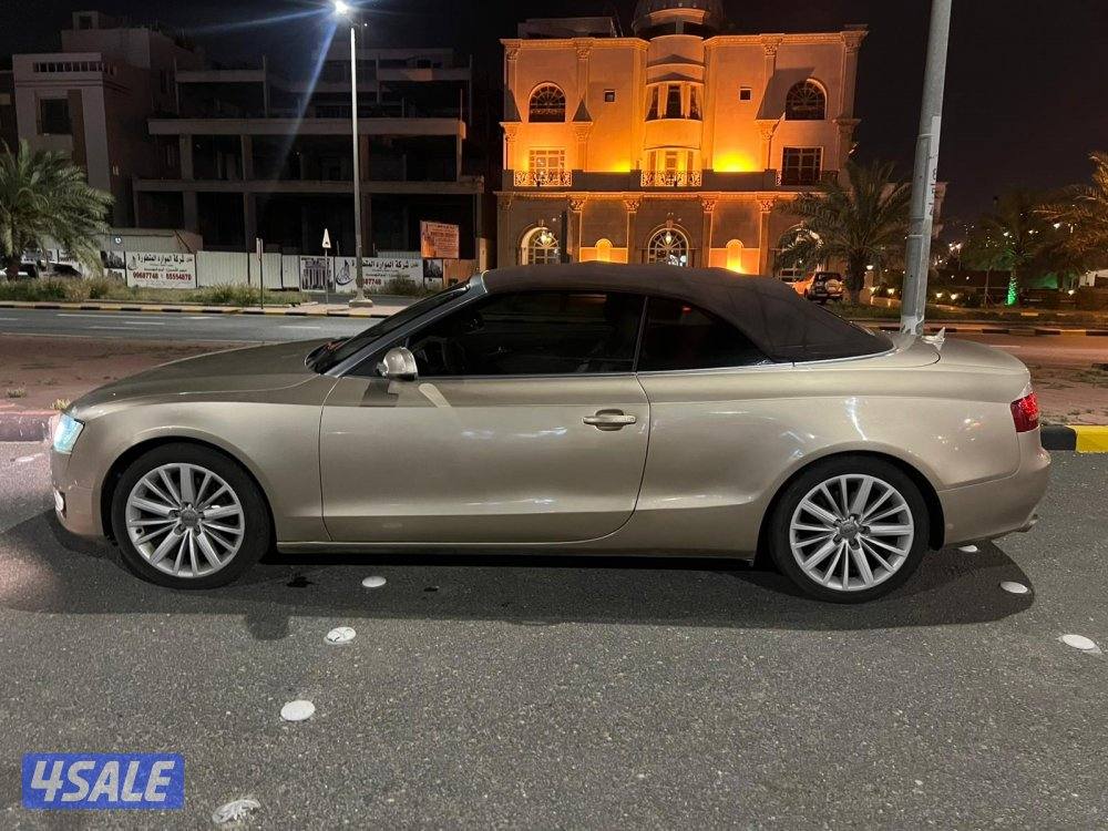 للبيع أودي كشف فل أوبشن اللون الخارجي ذهبي و الداخلي بيج شرط الفحص2