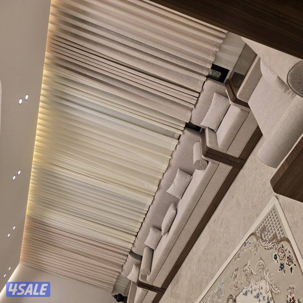 تفصال وتنجيد الكنب والديوانيات مع تفصال جميع انواع الستائر15