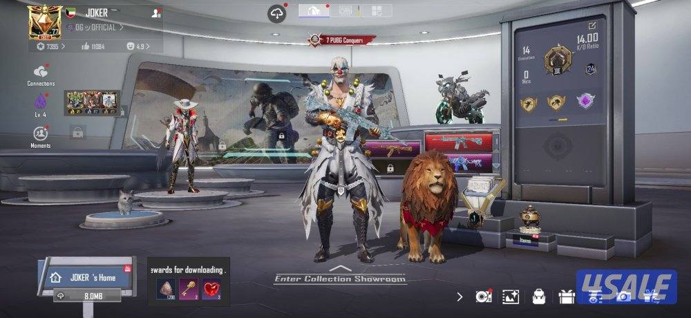 حساب ببجي ثقيلل،،، لفل 77 خمسه x suit/ شعبيه 800k6