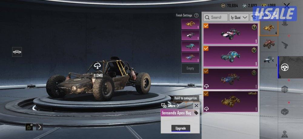 حساب بيجي نادر لفل83 ميثك 110+1