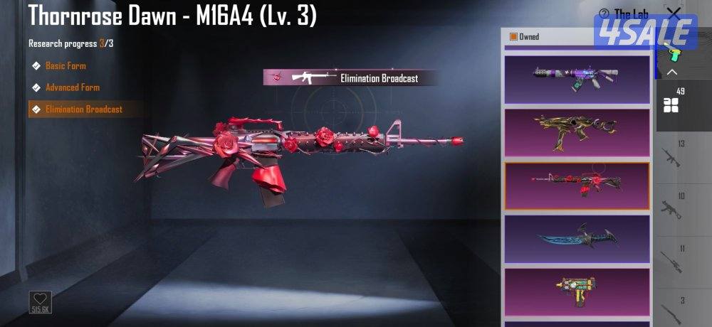 حساب بيجي نادر لفل83 ميثك 110+6