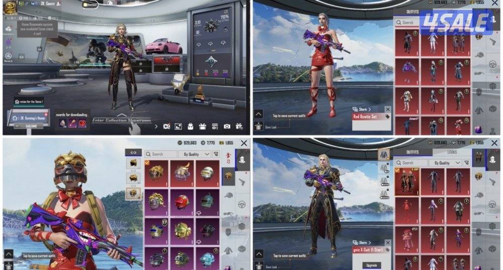 حساب ببجي قديم،،، لفل 76 اسلحه مطوره xsuit 25