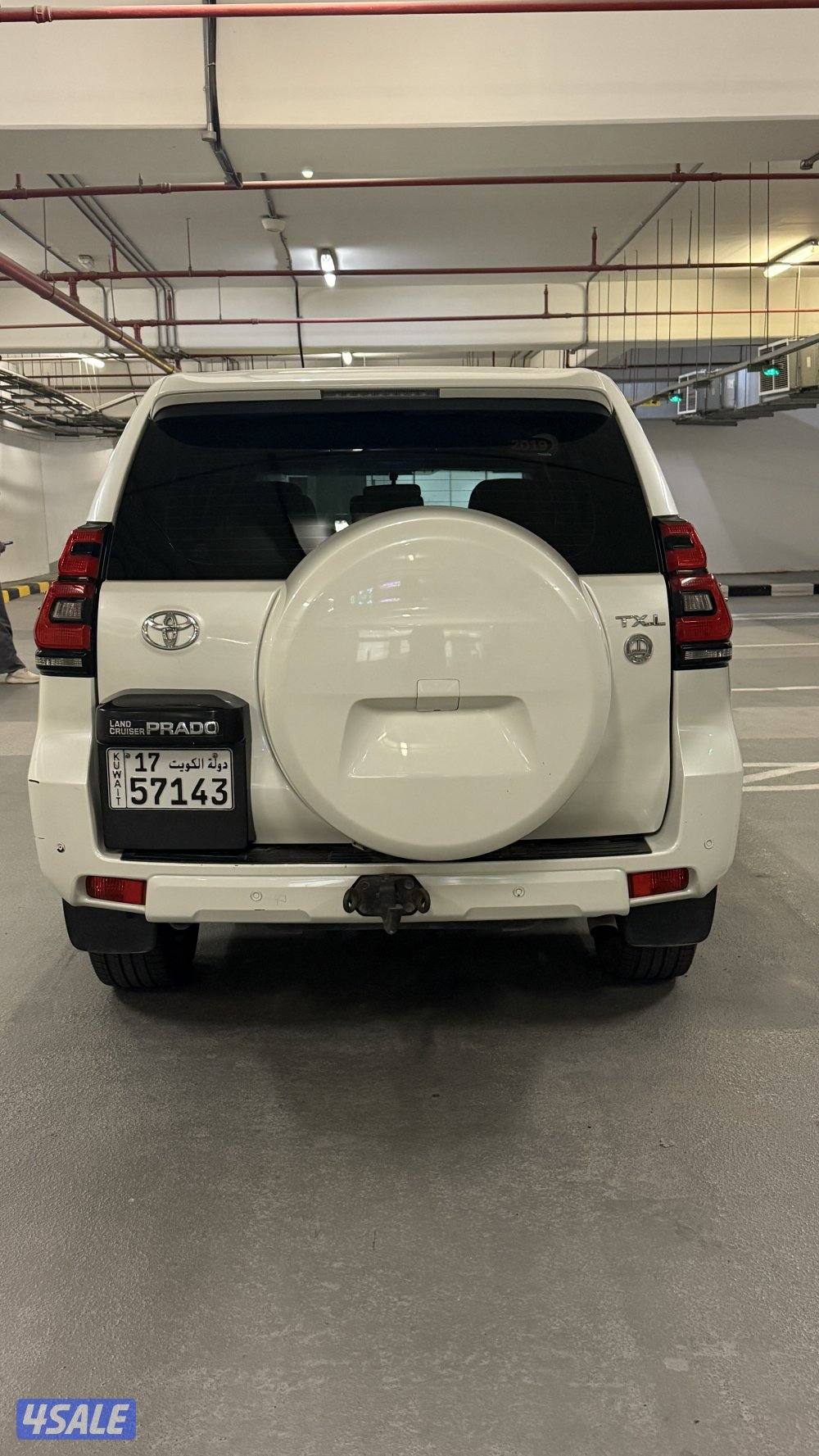 للبيع برادو 2019 ماشي 100 صبغ الوكاله مثبت سرعه ثلاجه شرط الفحص3