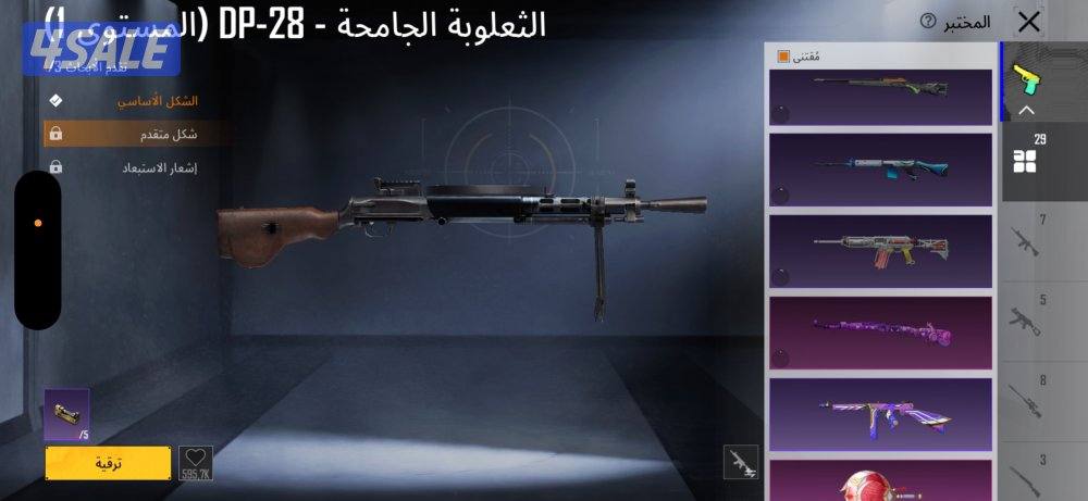 حساب ببجي للبيع13