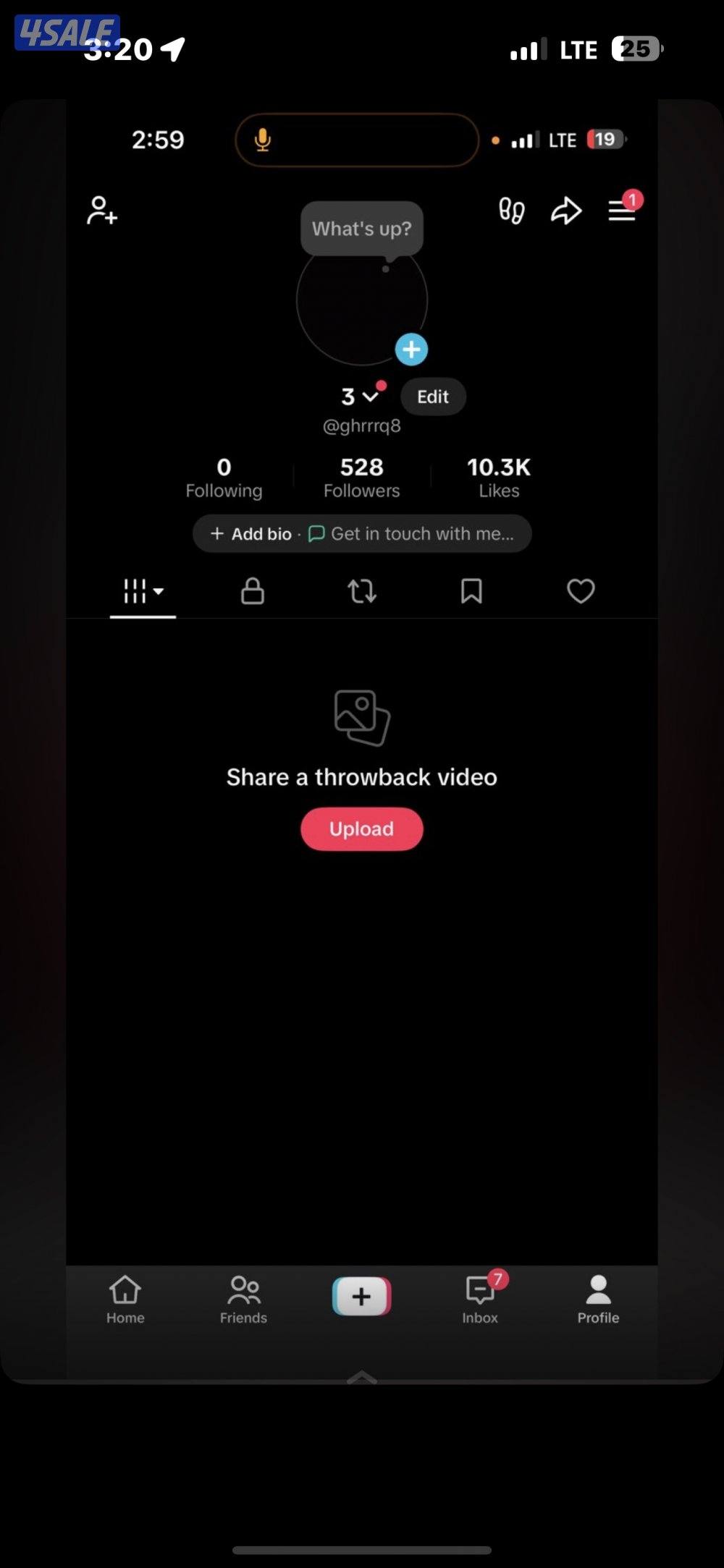حساب دعمه حلو تيك قابل للمساومه0