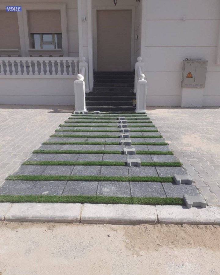 معلم بلاط متداخل وكربستون وكاشي ومصفت سيارات وصبت موزاييك ارضيات6