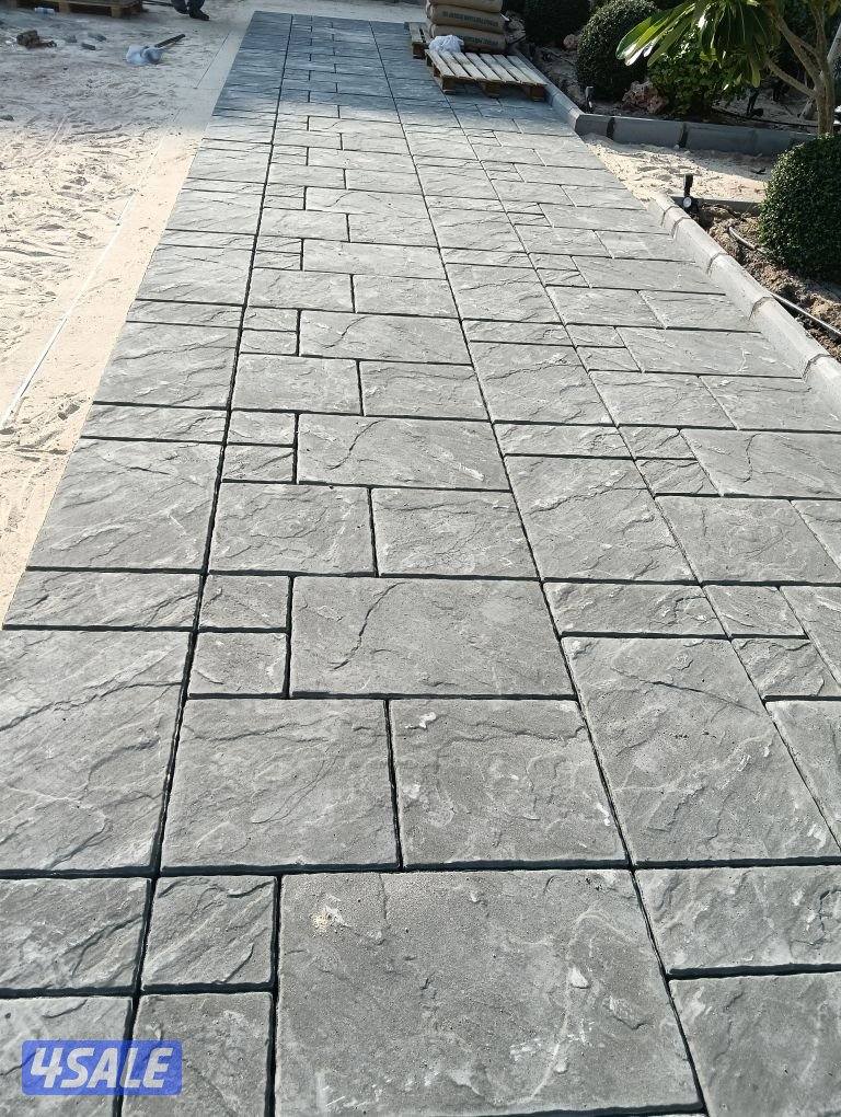 معلم بلاط متداخل وكربستون وكاشي ومصفت سيارات وصبت موزاييك ارضيات15