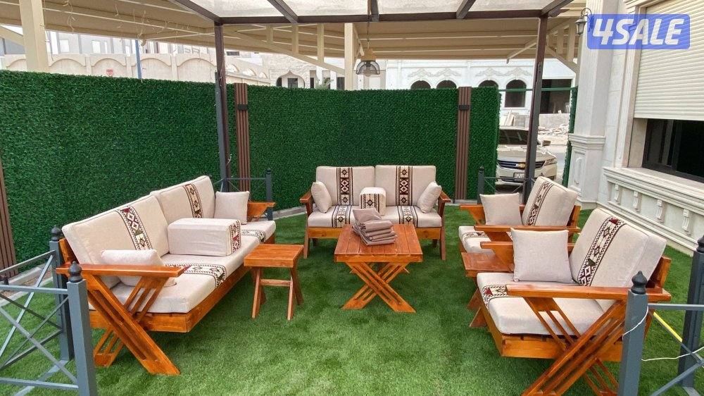 كراسي خشب +كراسي حديد8