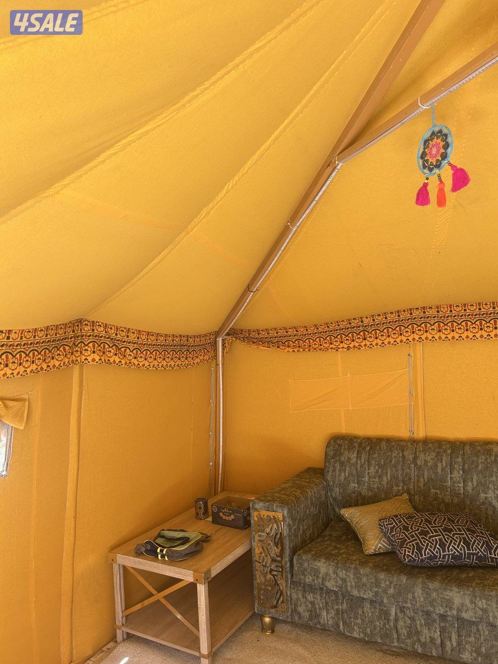 خيمه 4+4 مع الفرش1