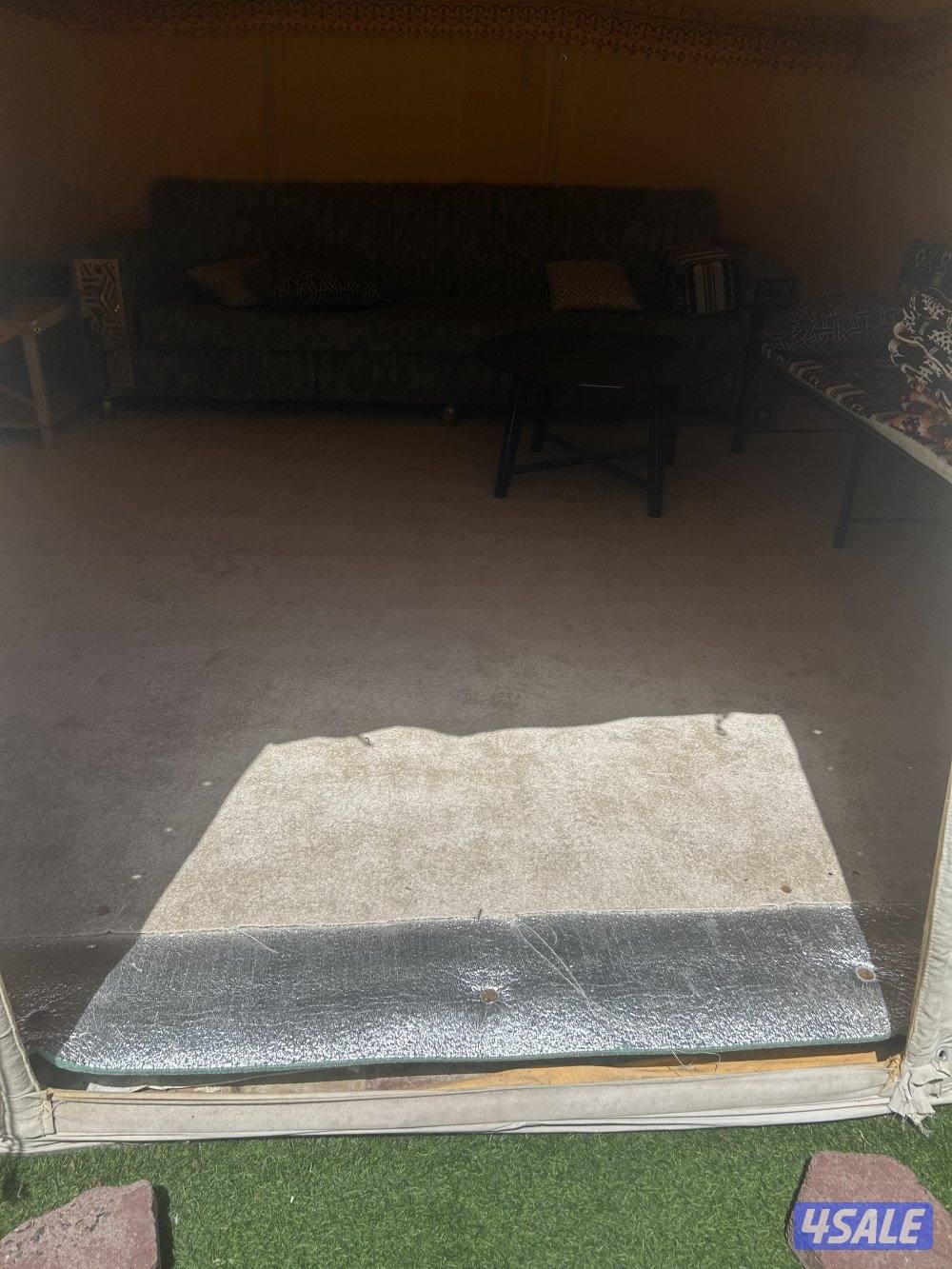 خيمه 4+4 مع الفرش3