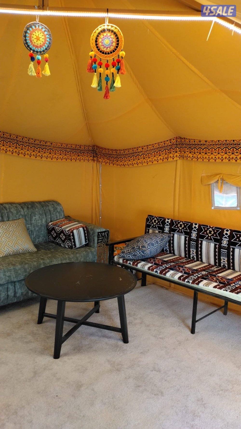 خيمه 4+4 مع الفرش7
