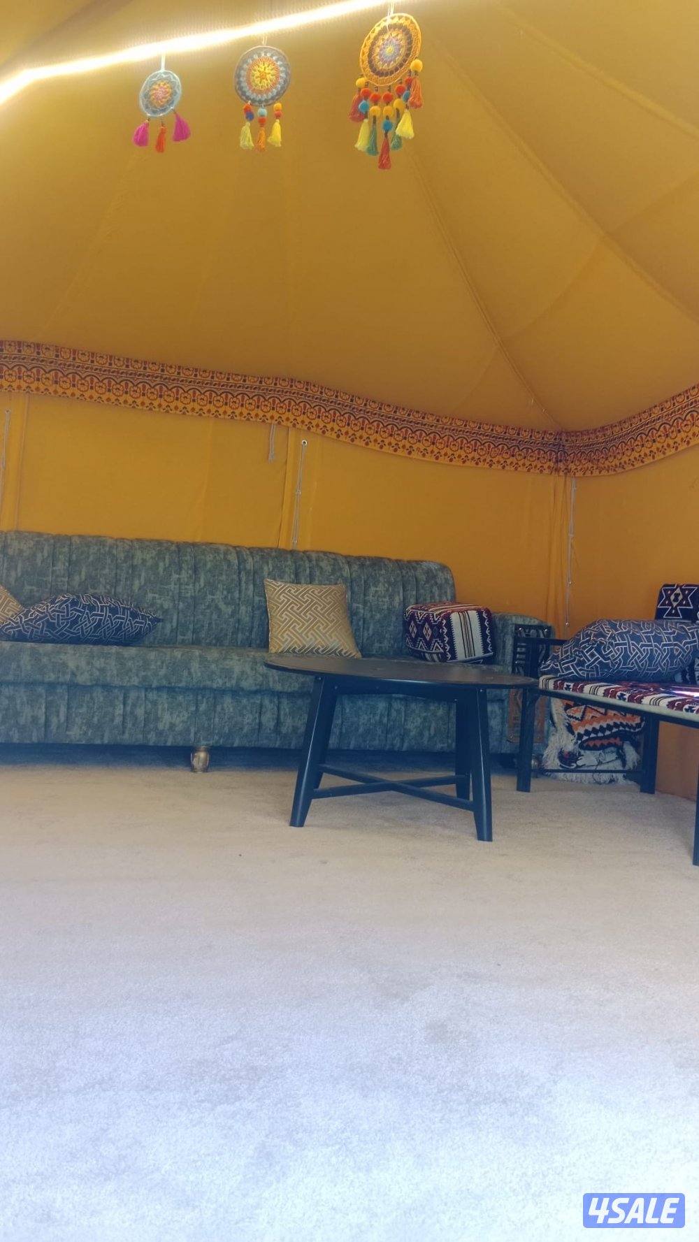 خيمه 4+4 مع الفرش8