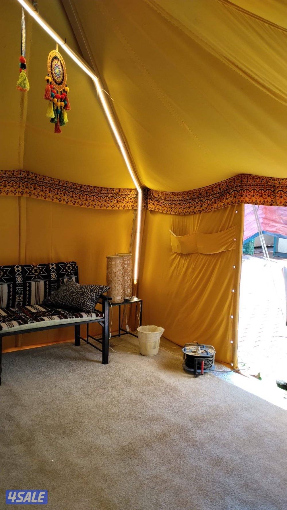 خيمه 4+4 مع الفرش9