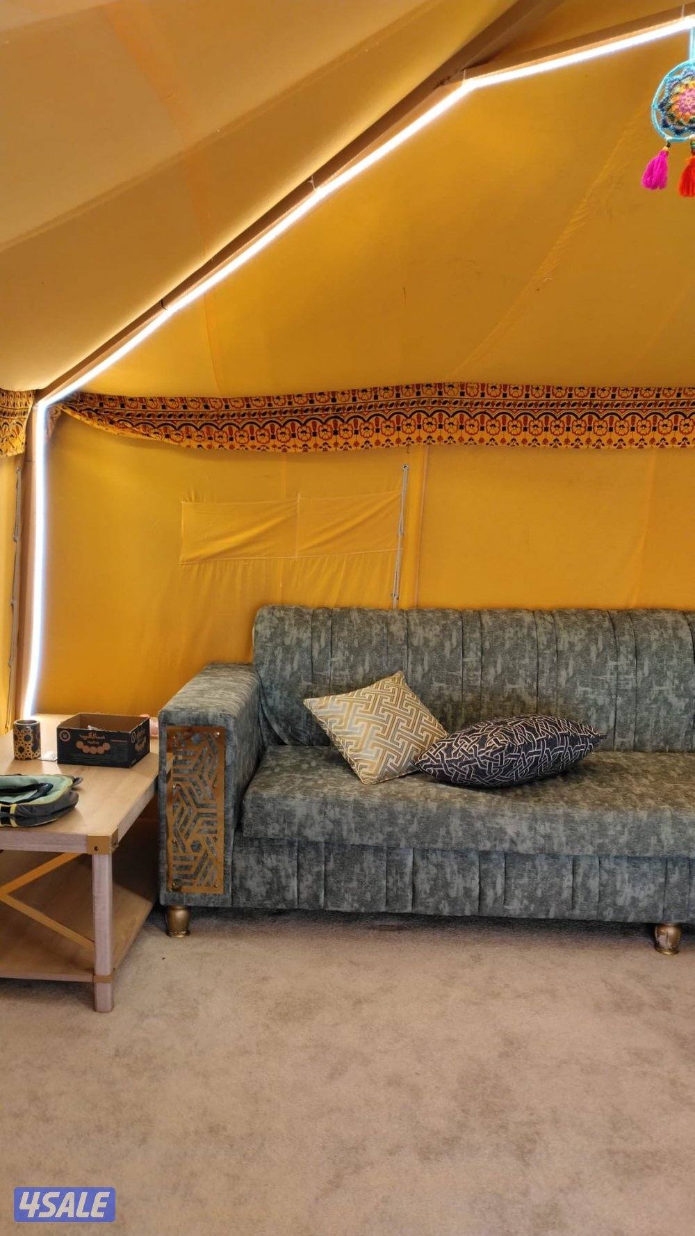 خيمه 4+4 مع الفرش10