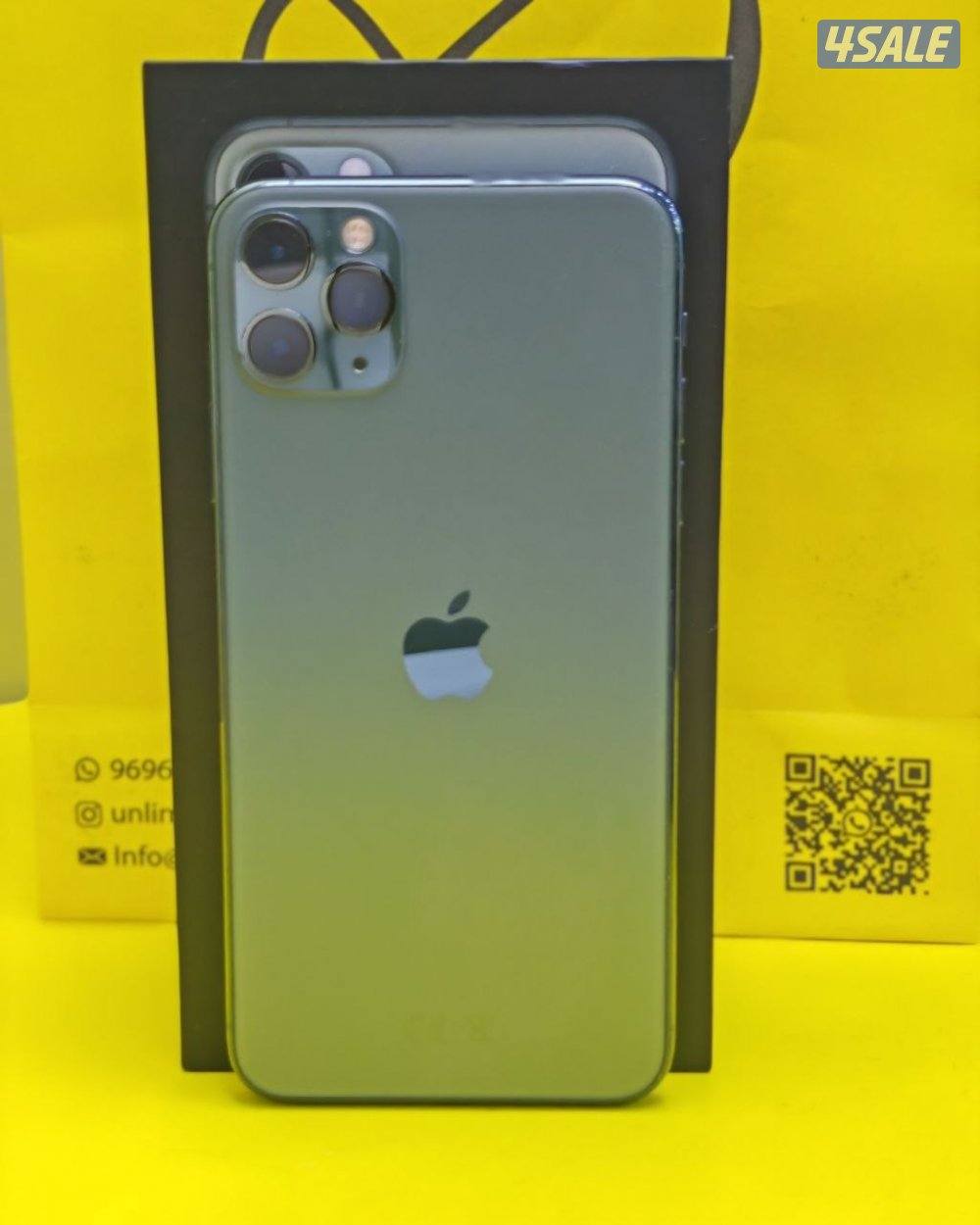 ايفون 11 برو ماكس – 256 جيجا – أخضر بطارية 75% مستعمل كالجديد9