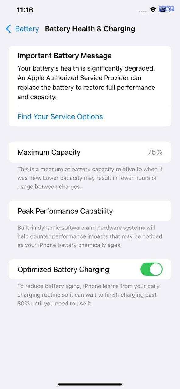 ايفون 11 برو ماكس – 256 جيجا – أخضر بطارية 75% مستعمل كالجديد11