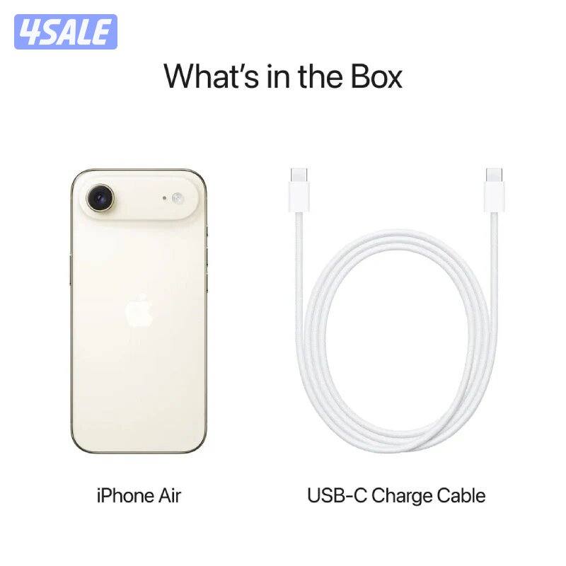 ايفون 17 اير – 512 جيجا – ذهبي فاتح iPhone Air 512GB 5G جديد بالكرتون3