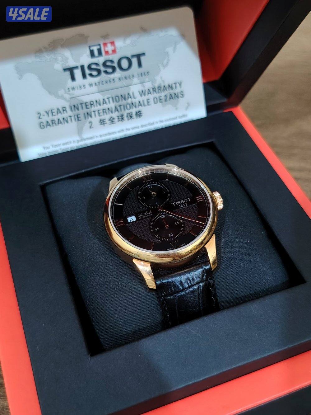 ⌚Tissot Le Locle Automatic Watch Swiss Made 2-3 Chronograph ❤🖤1