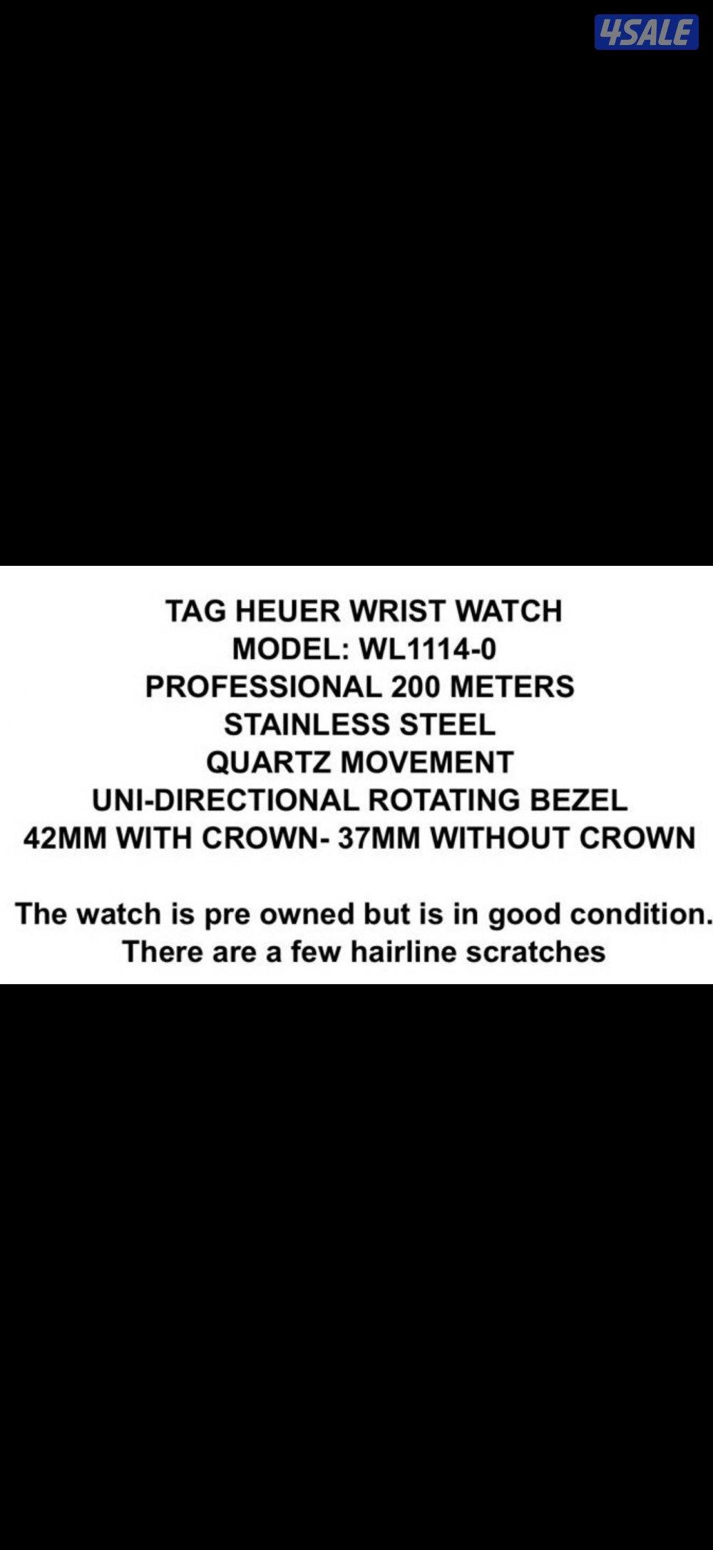 للبيع ساعة تاغ هيوز بحاله ممتازه4