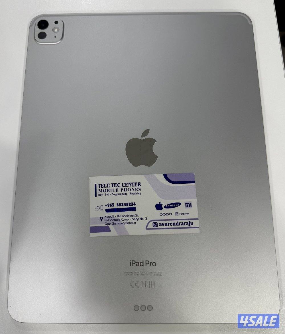 Apple iPad Pro 13” M4 256GB Wifi Silver Used.0