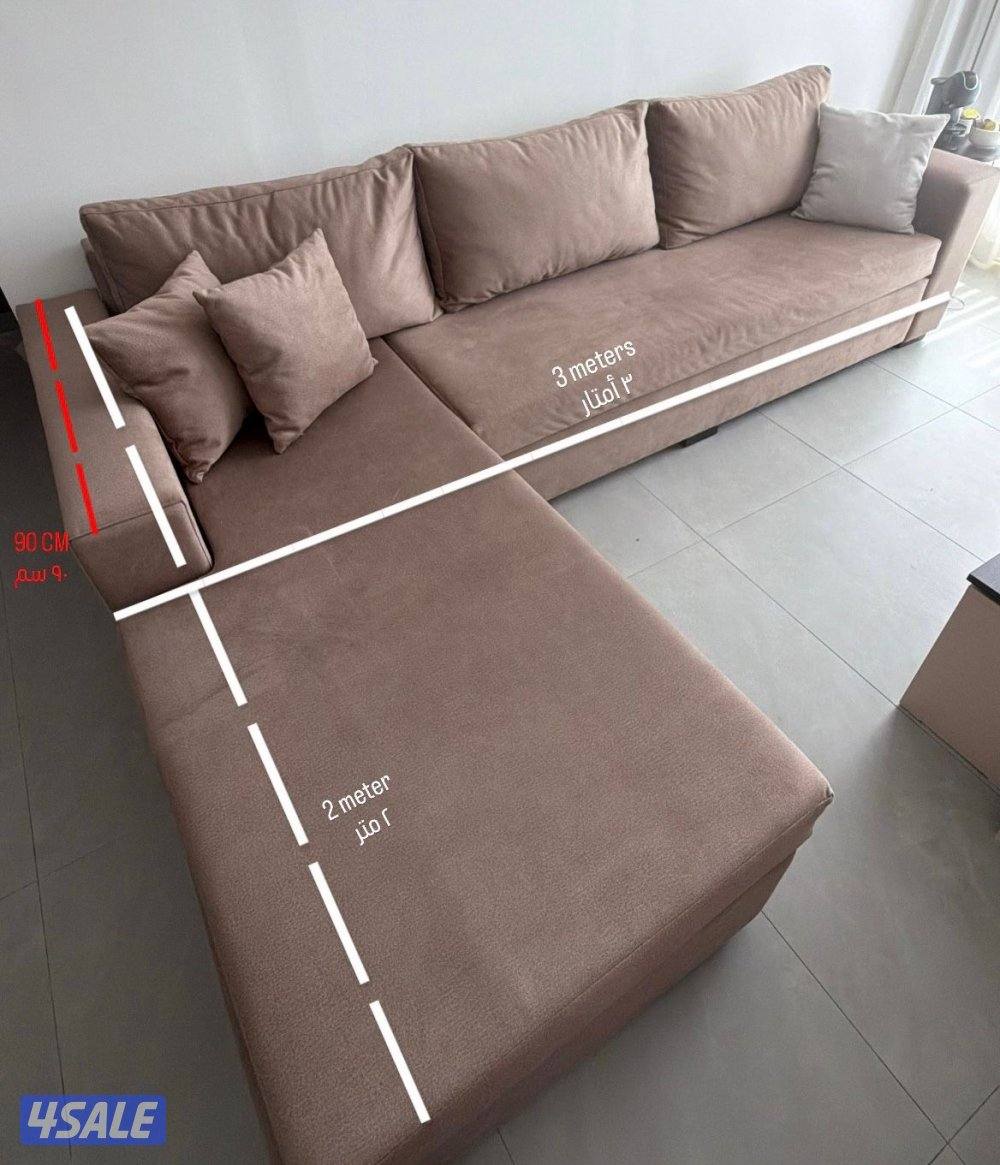 كنب تفصال جديد ( سبب البيع تغيير سكن ) ضد الماء0