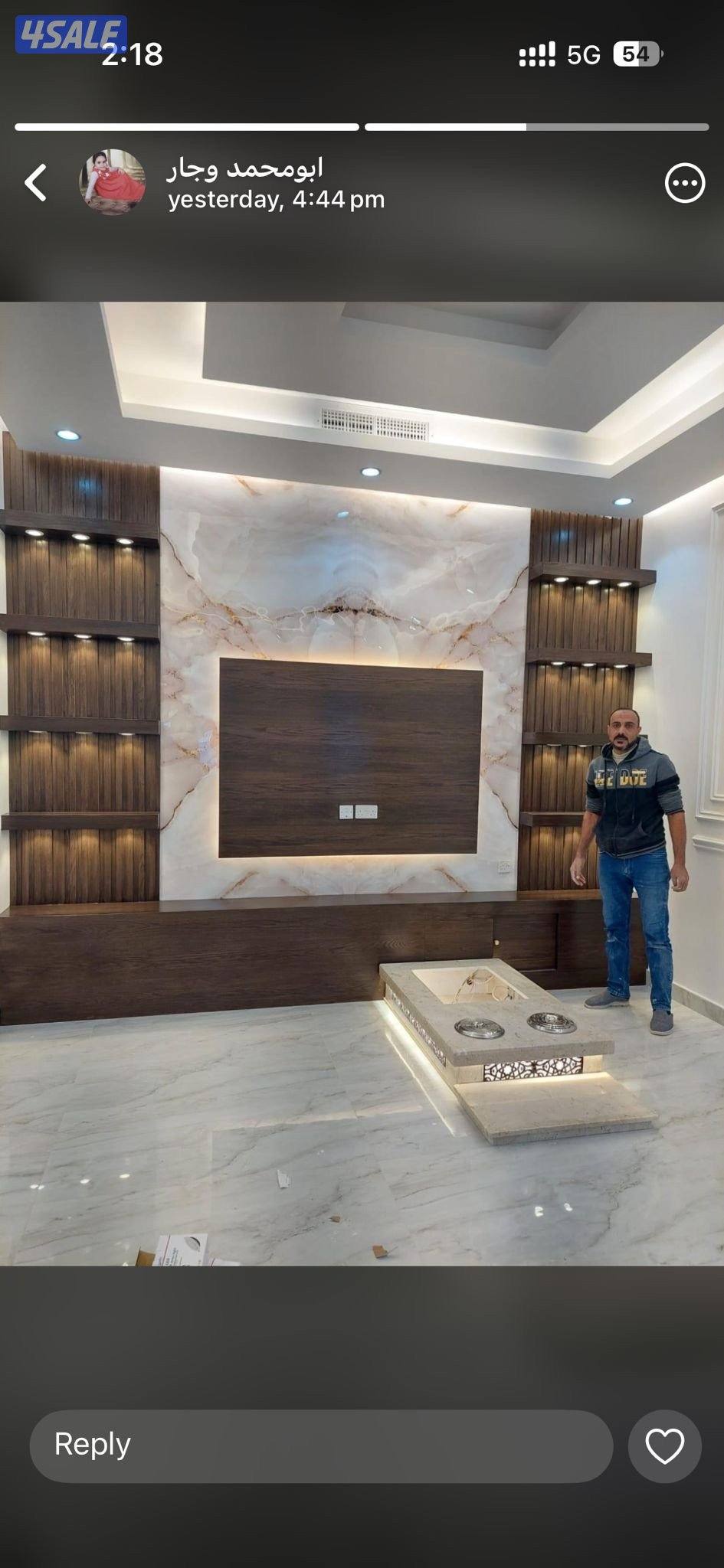 احدث الديكورات الميلامين والوجارات الرخام والاصباغ جوتن والمغاسل3