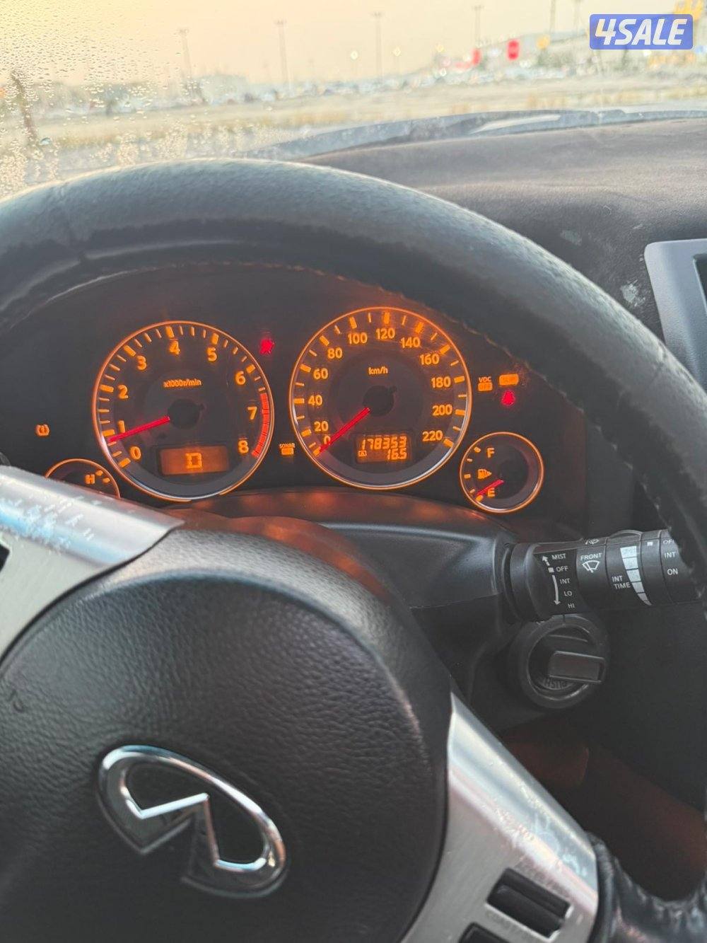 انفنيتي  موديل 2008 بحالة الوكاله عداد 178🔥6