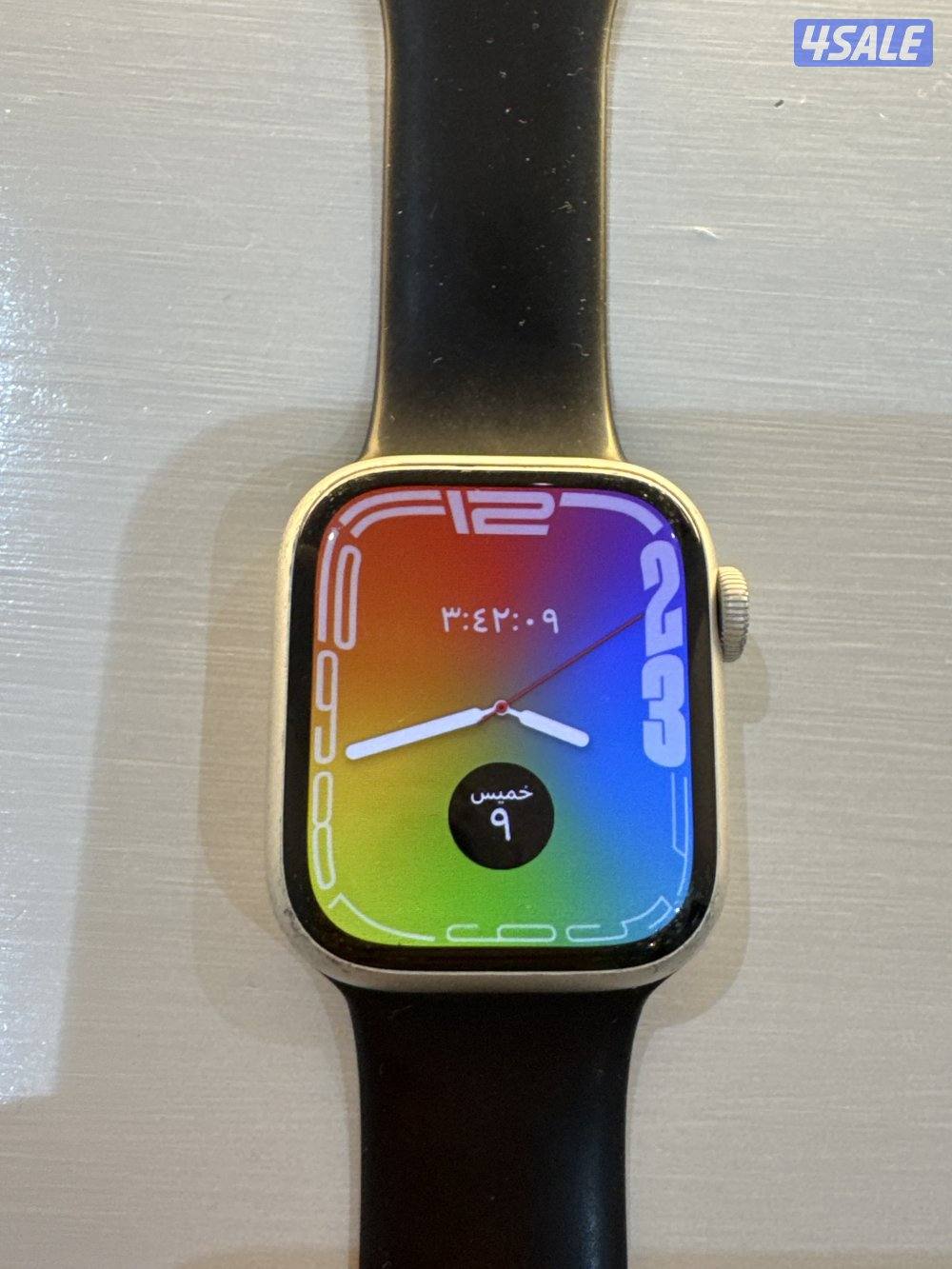 ساعه ابل الجيل التاسع التيتانيوم المميز gbs مقاس ٤١1