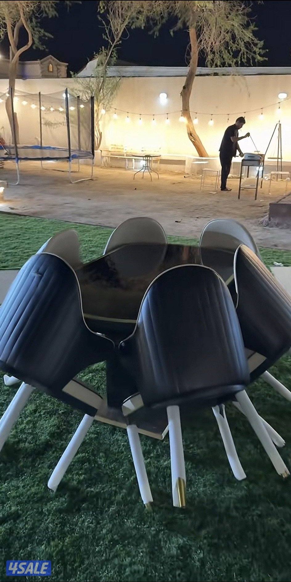 طاوله طعام مع ست كراسي طاوله فاخره1