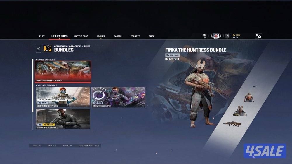 حساب رينبو ٦ / rainbow six siege account5