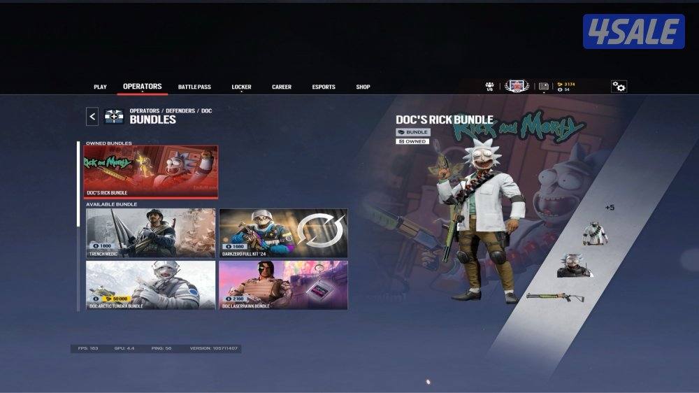 حساب رينبو ٦ / rainbow six siege account7