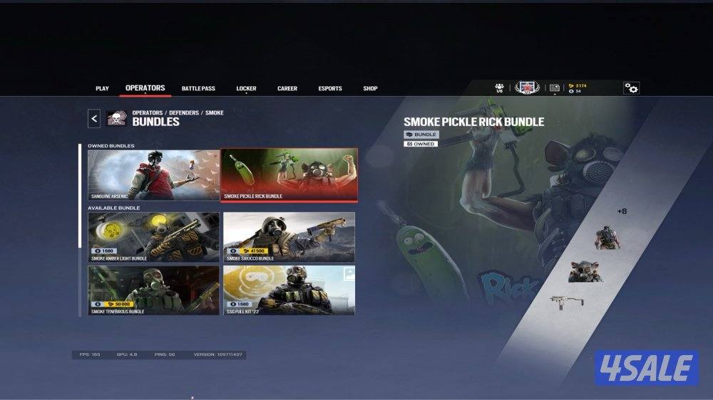 حساب رينبو ٦ / rainbow six siege account8