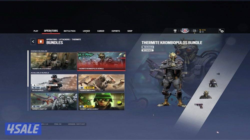 حساب رينبو ٦ / rainbow six siege account10