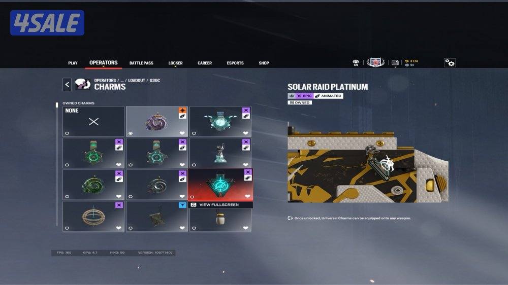 حساب رينبو ٦ / rainbow six siege account13