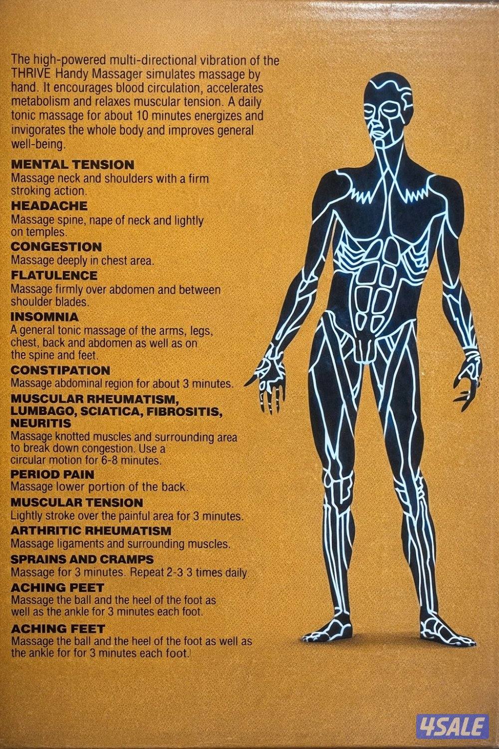 جهاز مساج طبي ياباني Thrive - جديد بالكرتون4