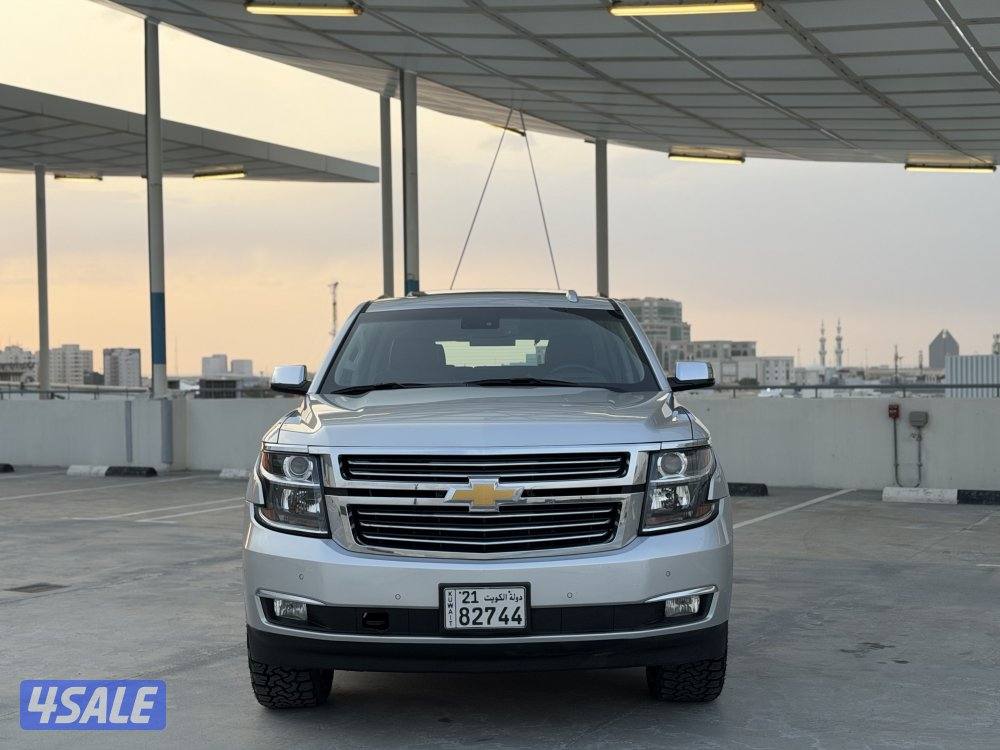 تاهو LTZ دبل قير وارد الكويت الغانم موديل 2017 الفل ثلاجه عداد بروجكتر1