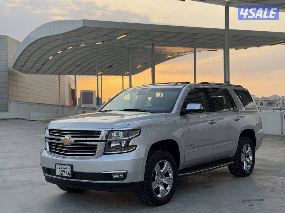 تاهو LTZ دبل قير وارد الكويت الغانم موديل 2017 الفل ثلاجه عداد بروجكتر0