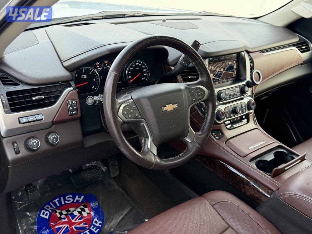 تاهو LTZ دبل قير وارد الكويت الغانم موديل 2017 الفل ثلاجه عداد بروجكتر8