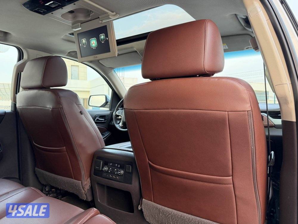 تاهو LTZ دبل قير وارد الكويت الغانم موديل 2017 الفل ثلاجه عداد بروجكتر11