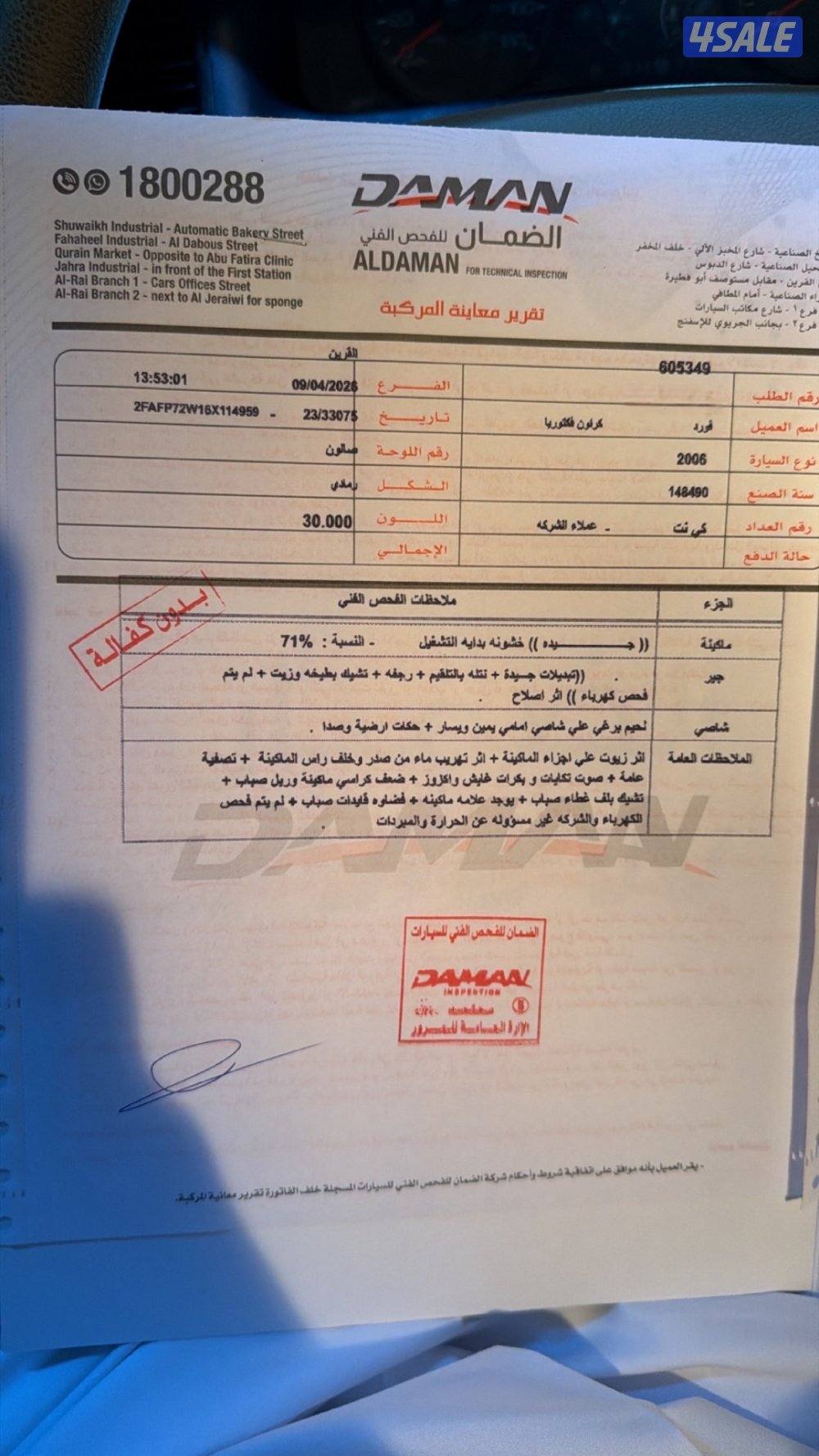 فورد فكتوريا 20066