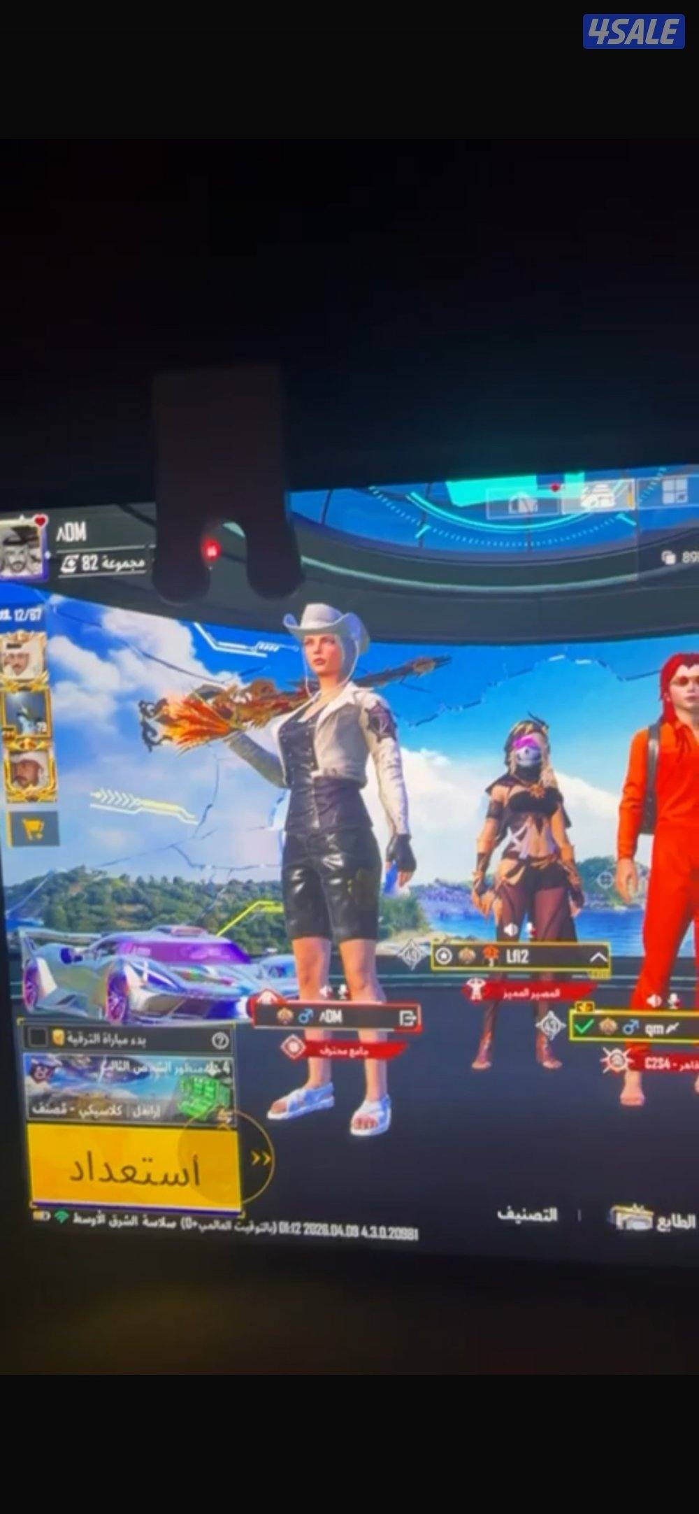 حساب ببجي اسطوري لفل ٩١ مستوى المجموعه ٨٣  + ٣٥٠ ميثك0