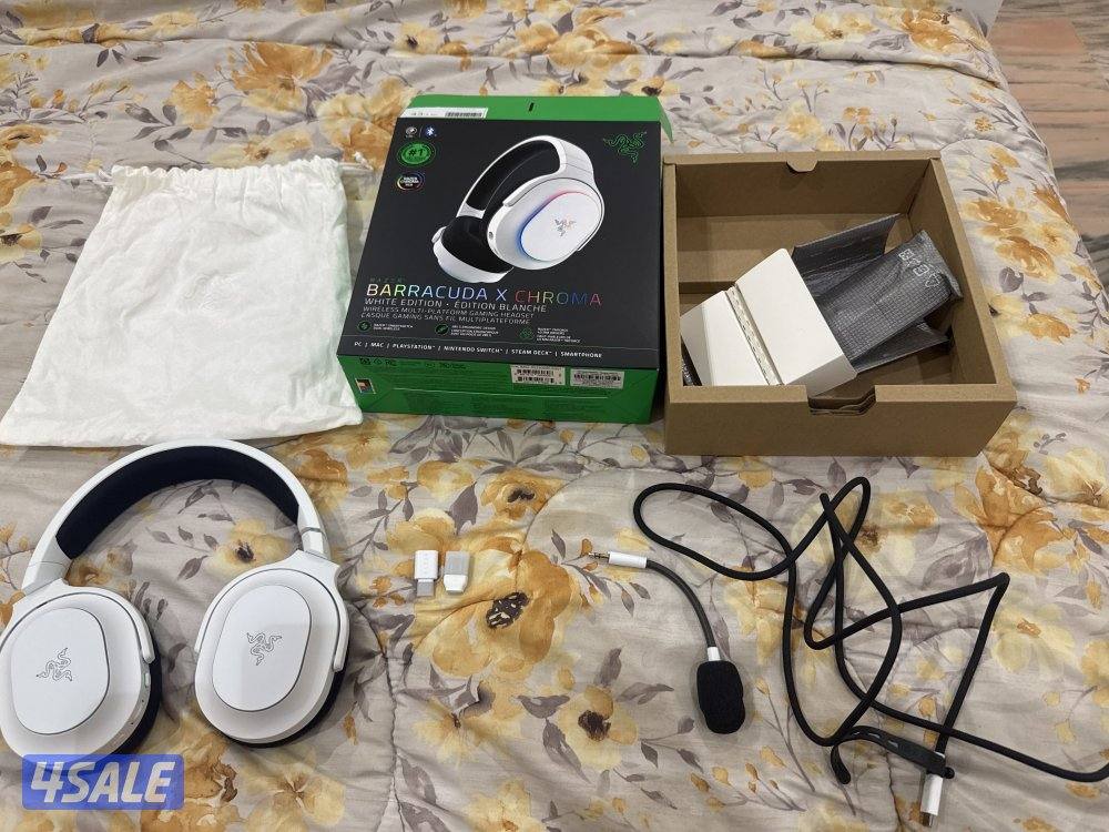 سماعات ريزر باركودا اكس الجديده بلوتوث استعمال اقل من يوم 🔥🔥🔥1